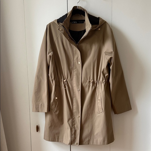 Zara Jackets & Blazers - Zara Beige Rain Coat for Women